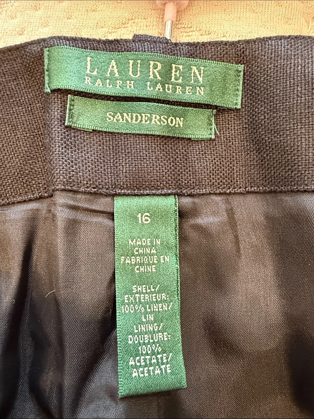 Lauren Ralph Lauren Wide Leg Pants in Black